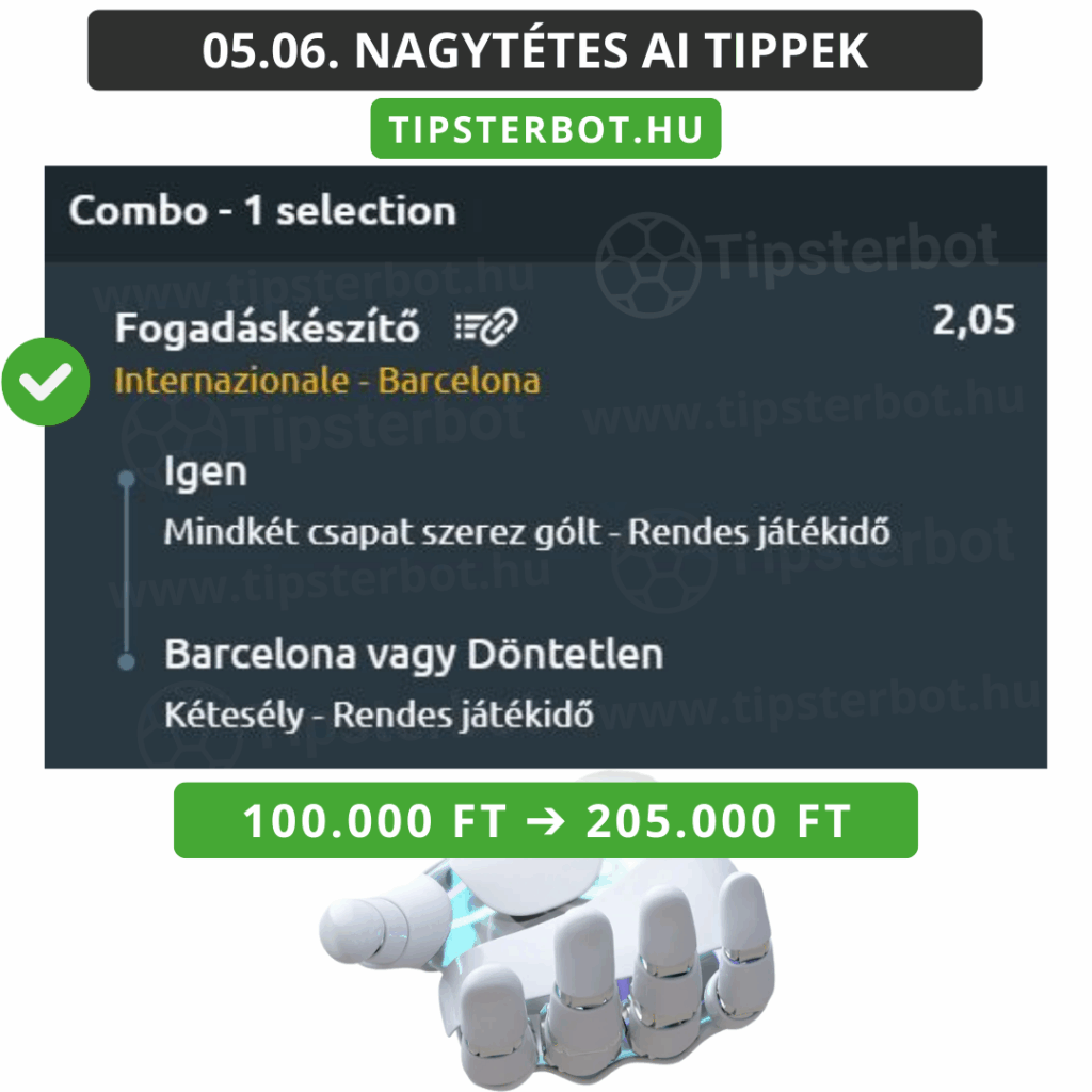 Mai AI Tippmix Tippek Ingyen Szelvény - 2025-05-07T073254.543