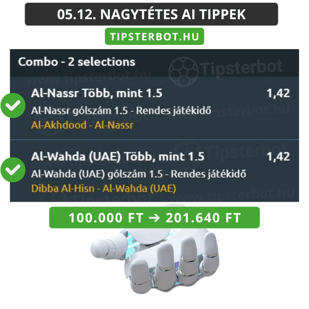 Mai AI Tippmix Tippek Ingyen Szelvény - 2025-05-13T093153.818