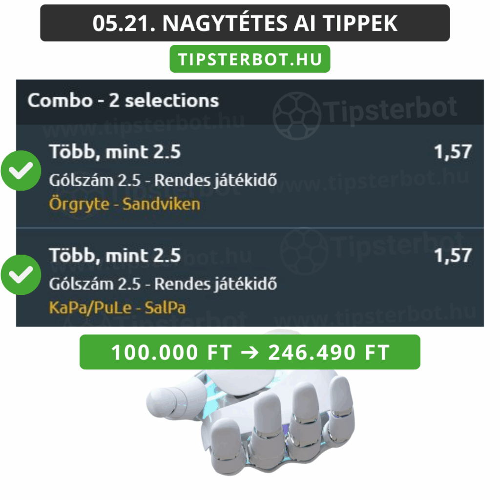 Mai AI Tippmix Tippek Ingyen Szelvény - 2025-05-22T095931.855