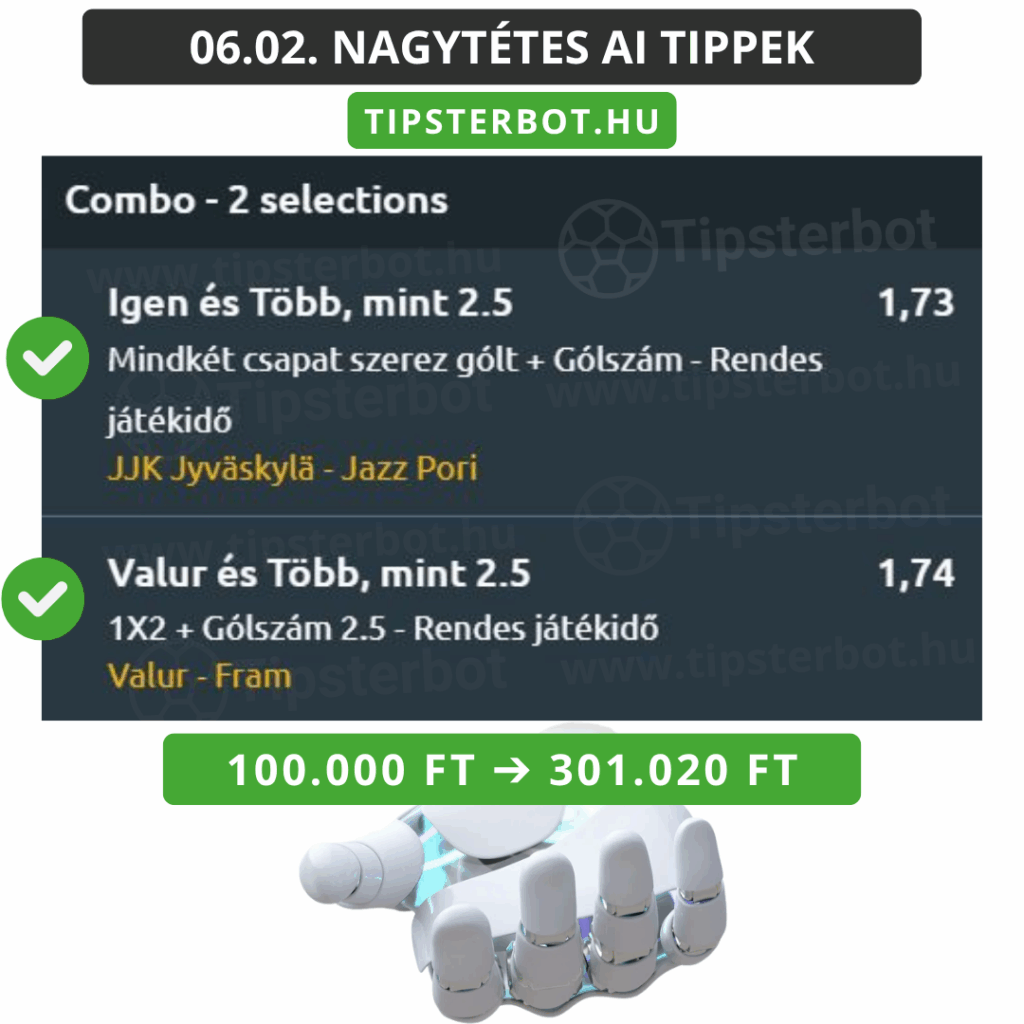 Mai AI Tippmix Tippek Ingyen Szelvény - 2025-06-03T065815.981