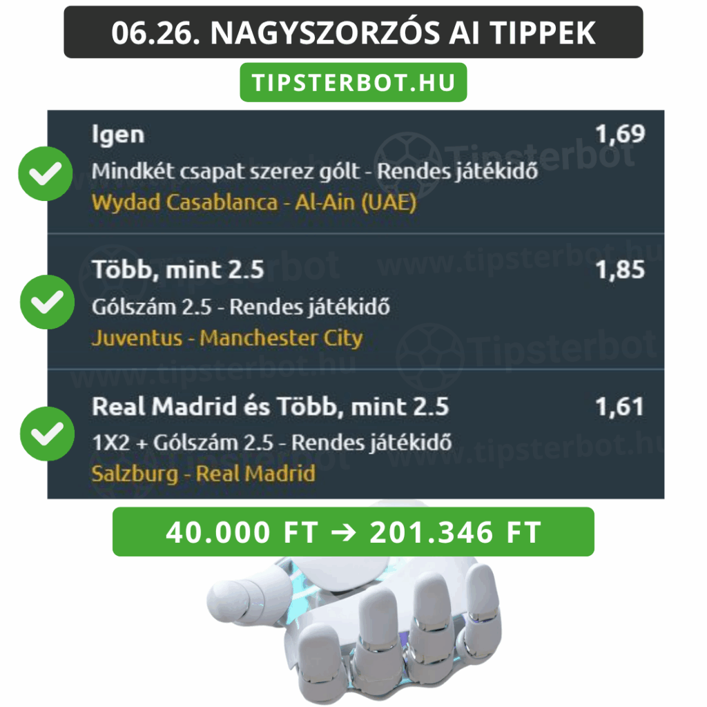 Mai AI Tippmix Tippek Ingyen Szelvény - 2025-06-27T093847.814