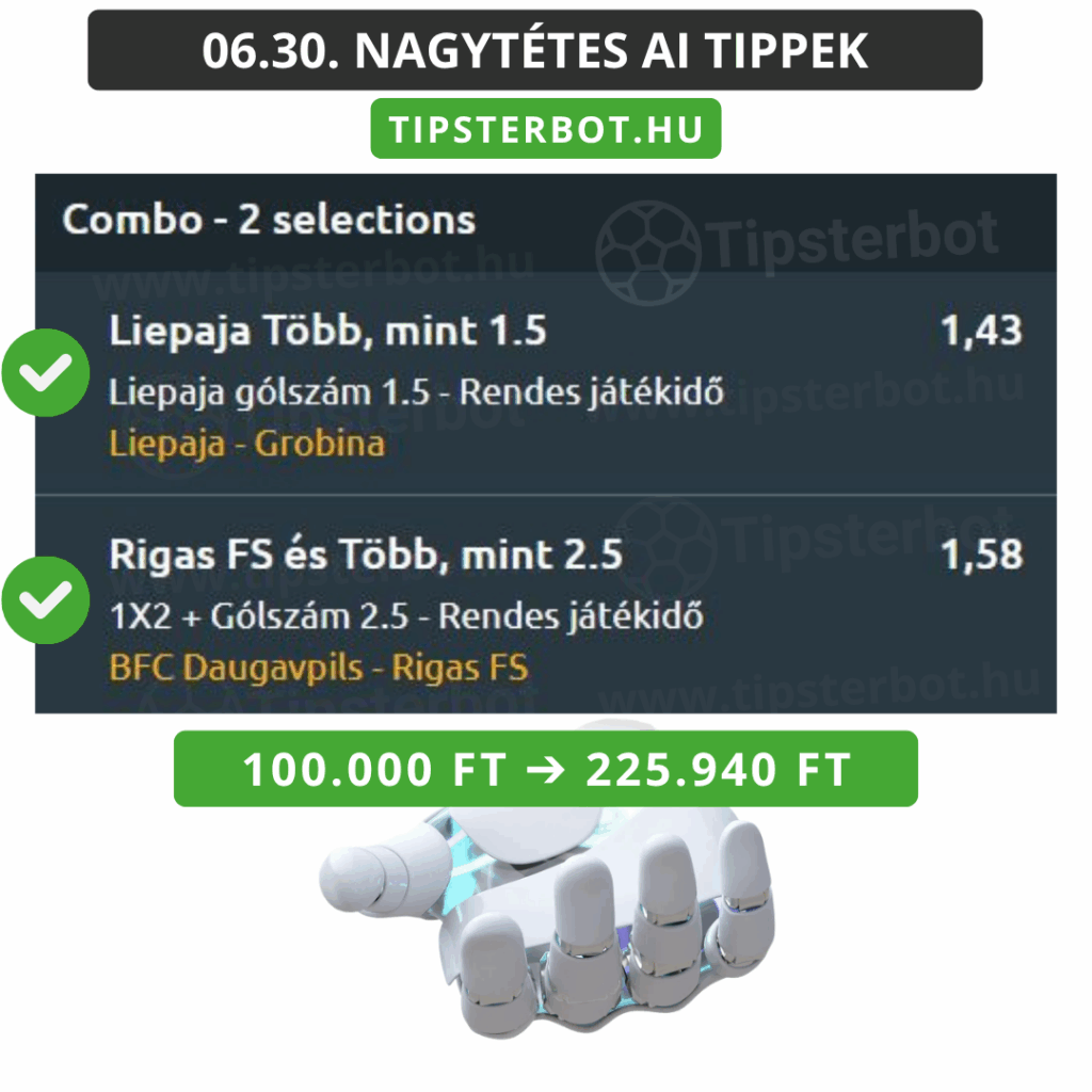Mai AI Tippmix Tippek Ingyen Szelvény - 2025-07-01T084052.175