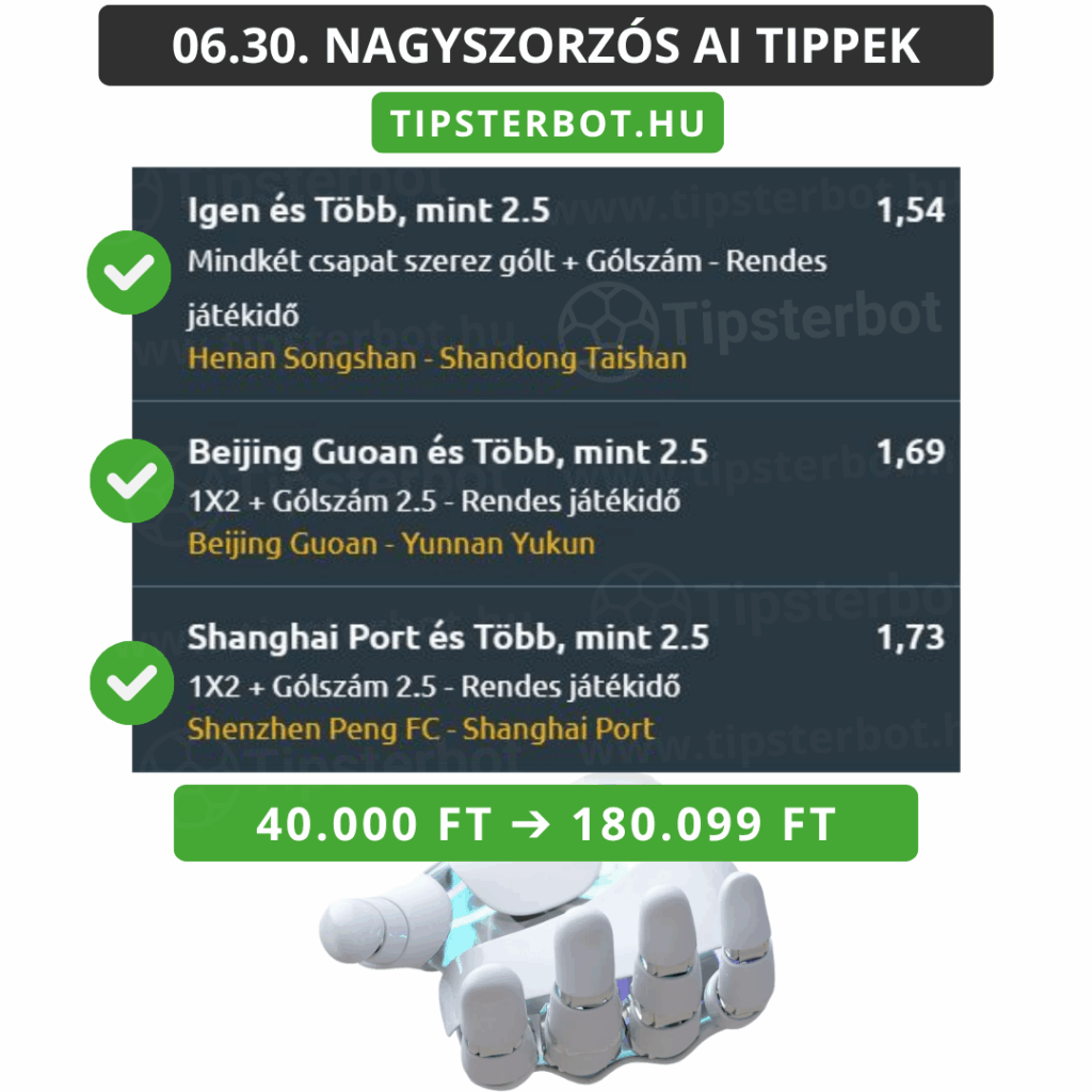 Mai AI Tippmix Tippek Ingyen Szelvény - 2025-07-01T084146.257