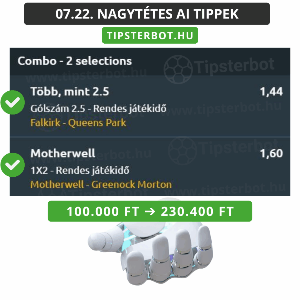 Mai AI Tippmix Tippek Ingyen Szelvény - 2025-07-23T091013.150