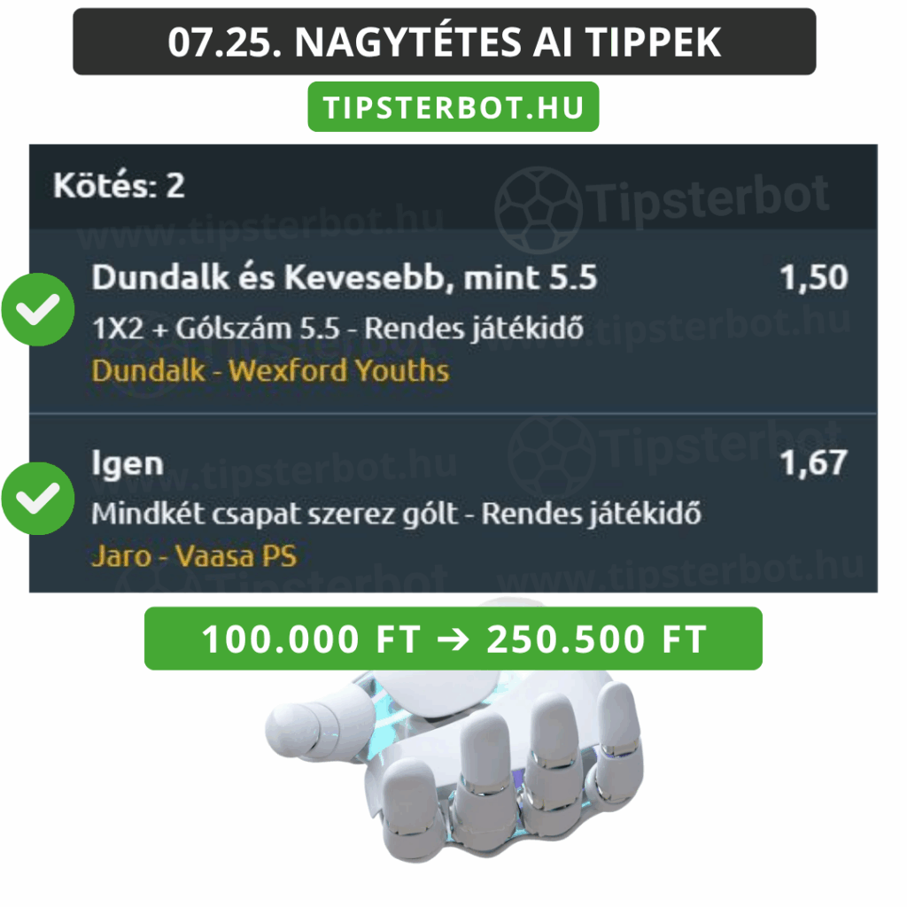 Mai AI Tippmix Tippek Ingyen Szelvény - 2025-07-26T124314.748