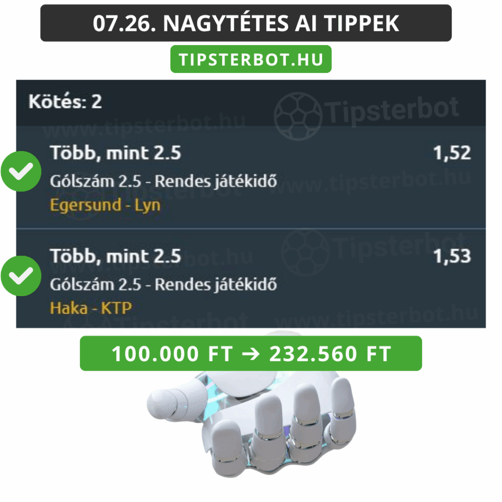 Mai AI Tippmix Tippek Ingyen Szelvény - 2025-07-27T082711.395