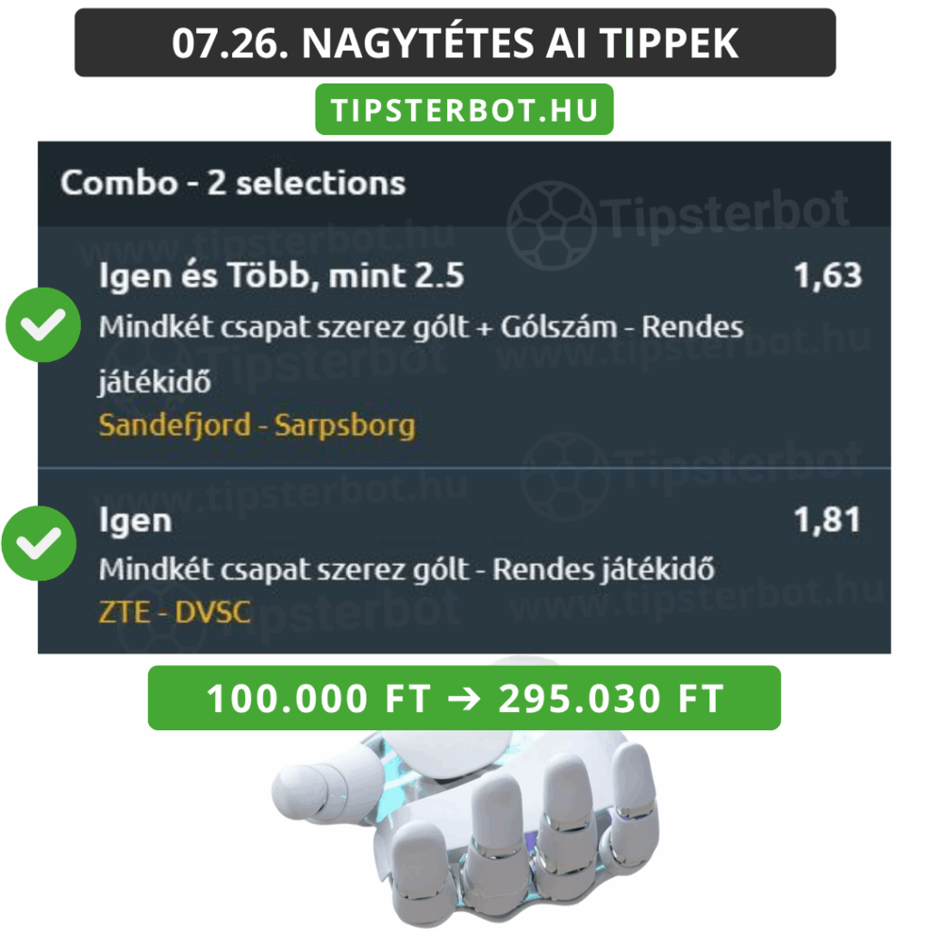 Mai AI Tippmix Tippek Ingyen Szelvény - 2025-07-27T082748.941