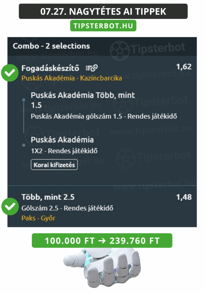 Mai AI Tippmix Tippek Ingyen Szelvény - 2025-07-28T111906.755