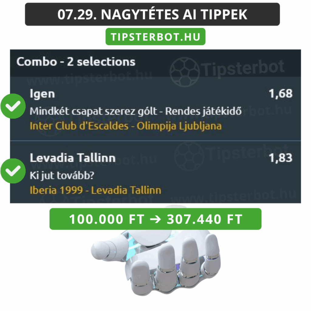 Mai AI Tippmix Tippek Ingyen Szelvény - 2025-07-30T094043.259