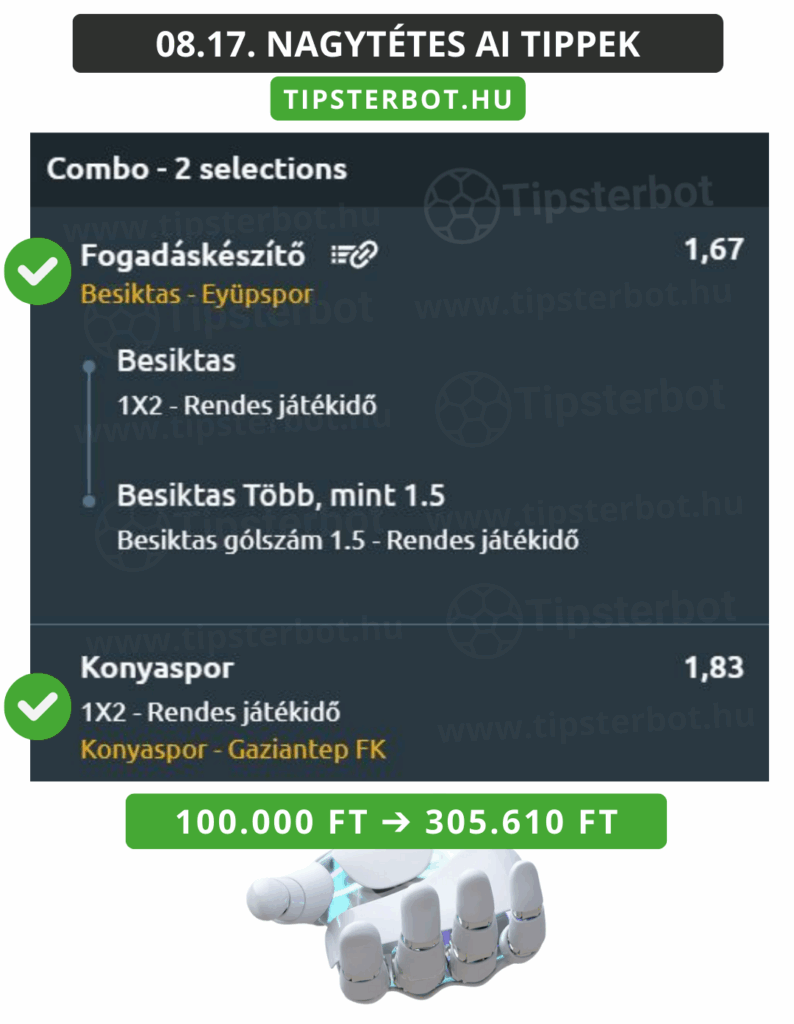 Mai AI Tippmix Tippek Ingyen Szelvény - 2025-08-18T095047.429