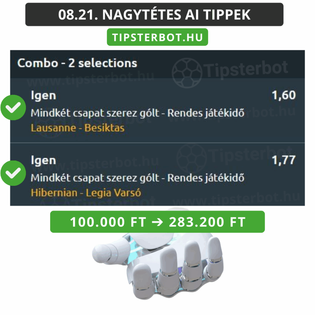 Mai AI Tippmix Tippek Ingyen Szelvény - 2025-08-22T104138.125