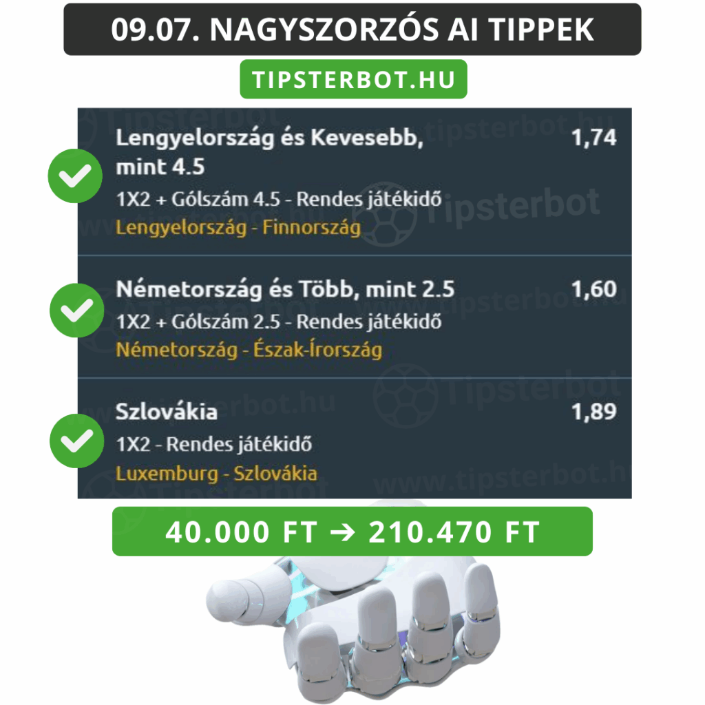 Mai AI Tippmix Tippek Ingyen Szelvény - 2025-09-08T095933.829
