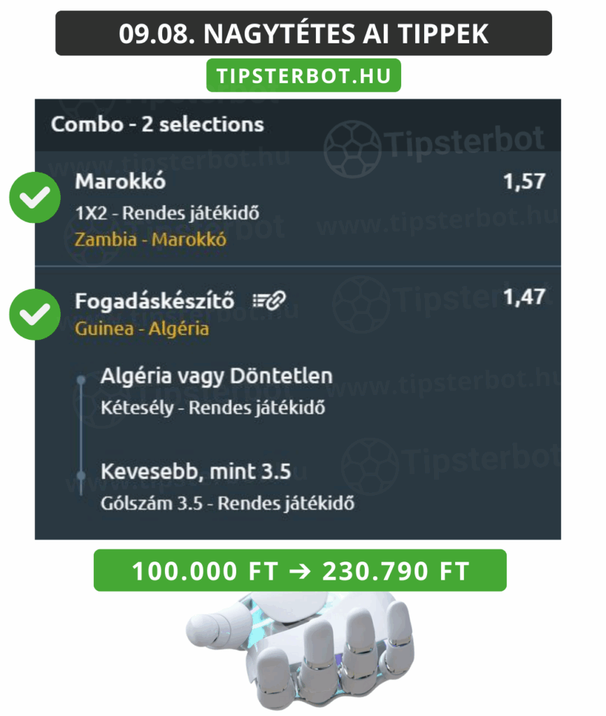Mai AI Tippmix Tippek Ingyen Szelvény - 2025-09-09T110015.102