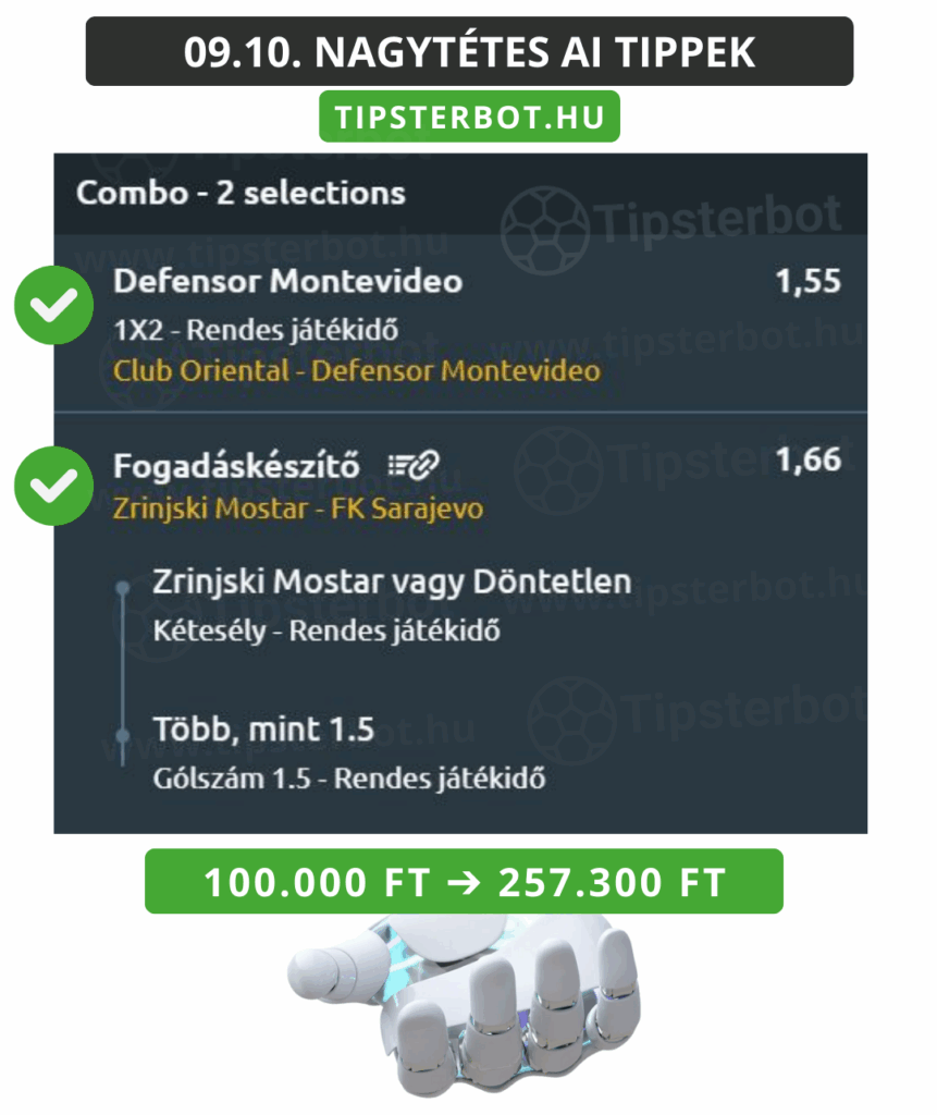 Mai AI Tippmix Tippek Ingyen Szelvény - 2025-09-11T104930.328