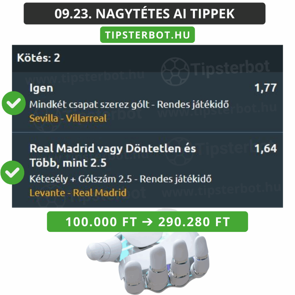 Mai AI Tippmix Tippek Ingyen Szelvény - 2025-09-24T090017.490
