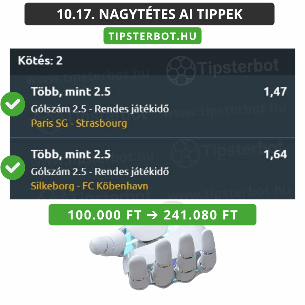 Mai AI Tippmix Tippek Ingyen Szelvény - 2025-10-18T092602.305