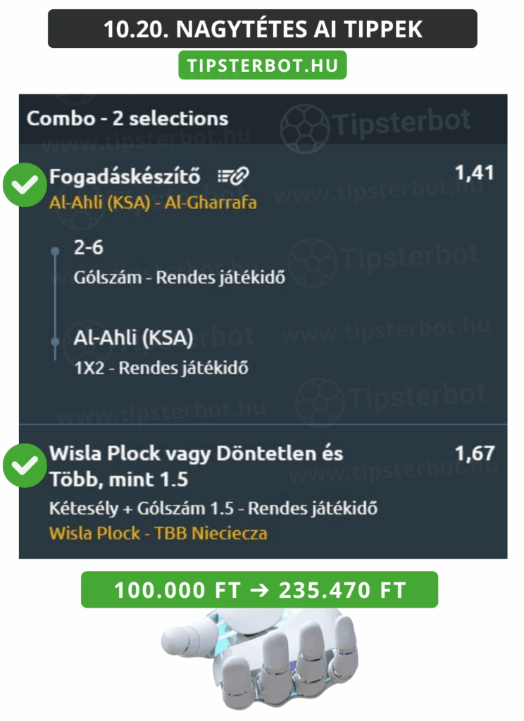 Mai AI Tippmix Tippek Ingyen Szelvény - 2025-10-21T110703.113