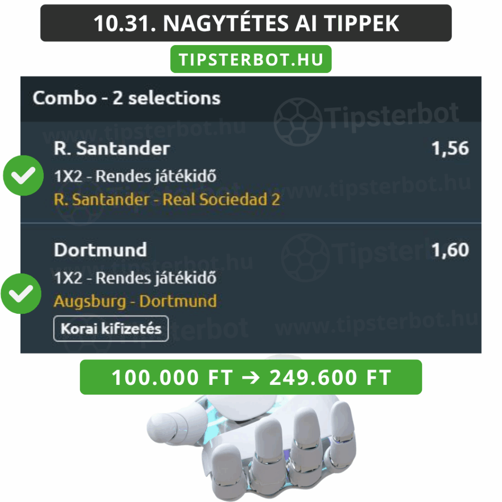 Mai AI Tippmix Tippek Ingyen Szelvény - 2025-11-01T141724.226