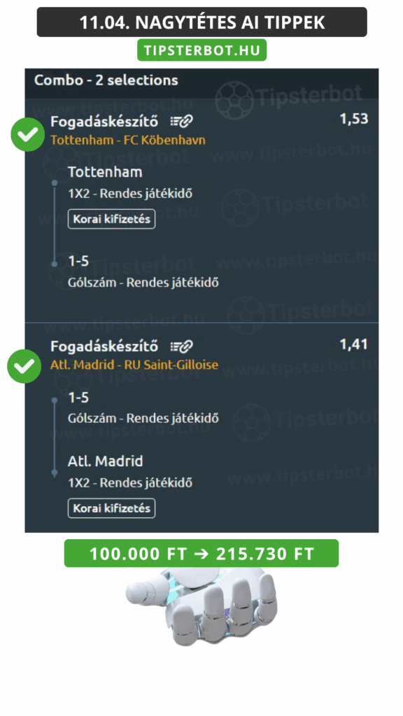 Mai AI Tippmix Tippek Ingyen Szelvény - 2025-11-05T085106.875