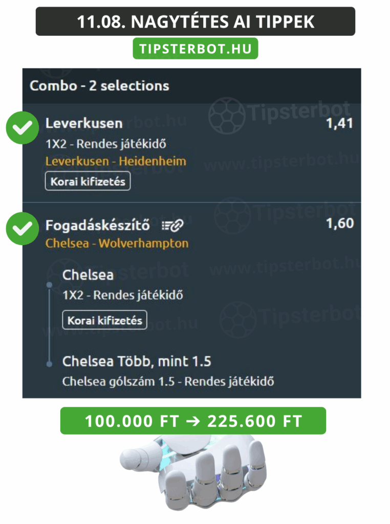 Mai AI Tippmix Tippek Ingyen Szelvény - 2025-11-09T101703.547