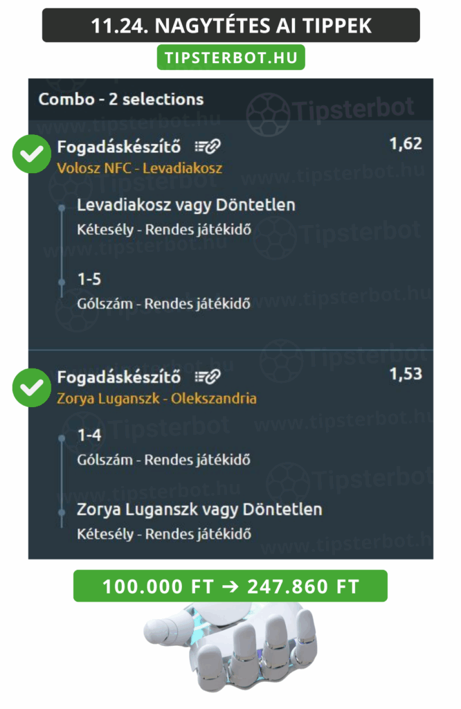 Mai AI Tippmix Tippek Ingyen Szelvény - 2025-11-25T103018.163