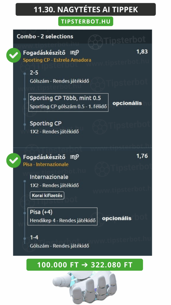 Mai AI Tippmix Tippek Ingyen Szelvény - 2025-12-01T100924.149