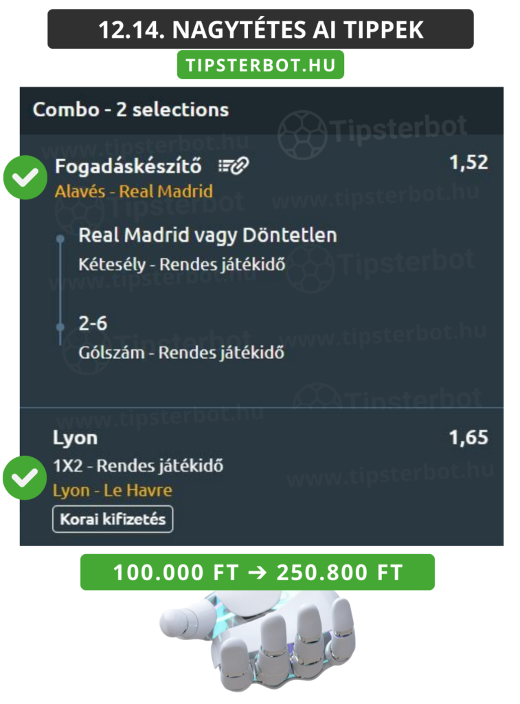 Mai AI Tippmix Tippek Ingyen Szelvény - 2025-12-15T111233.369