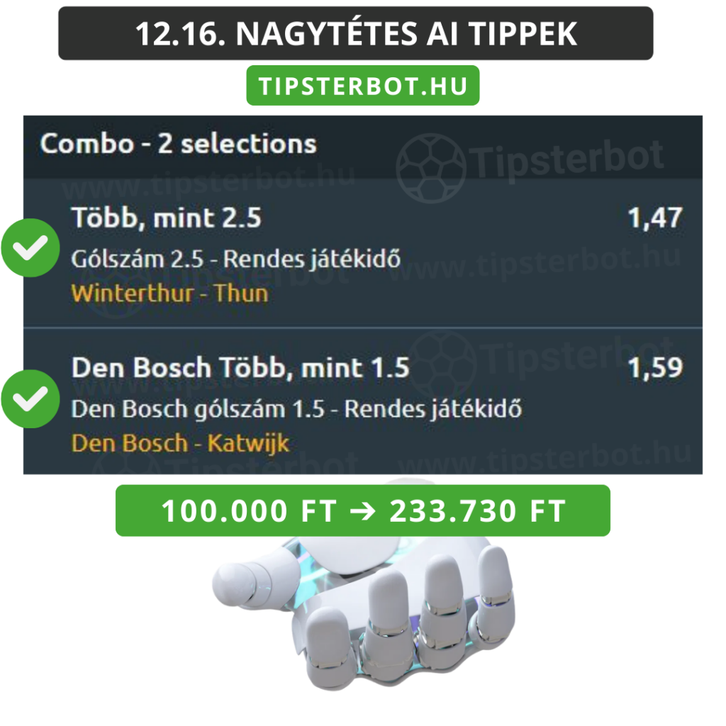 Mai AI Tippmix Tippek Ingyen Szelvény - 2025-12-17T062341.958