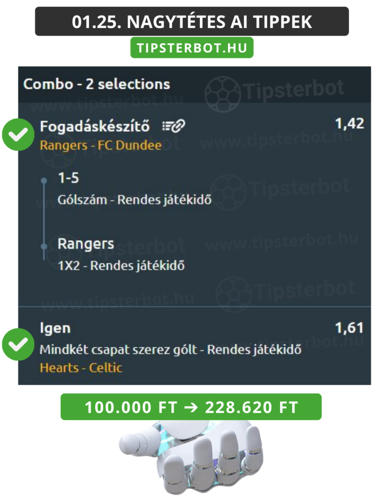 Mai AI Tippmix Tippek Ingyen Szelvény - 2026-01-26T092852.748