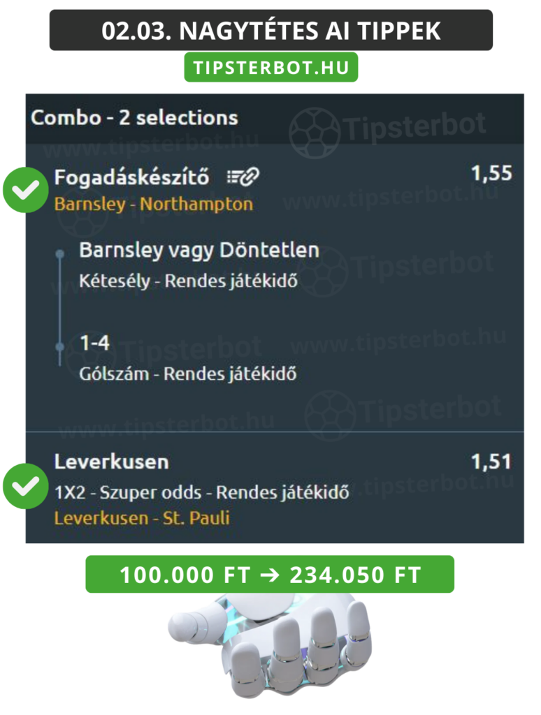 Mai AI Tippmix Tippek Ingyen Szelvény - 2026-02-04T061659.631