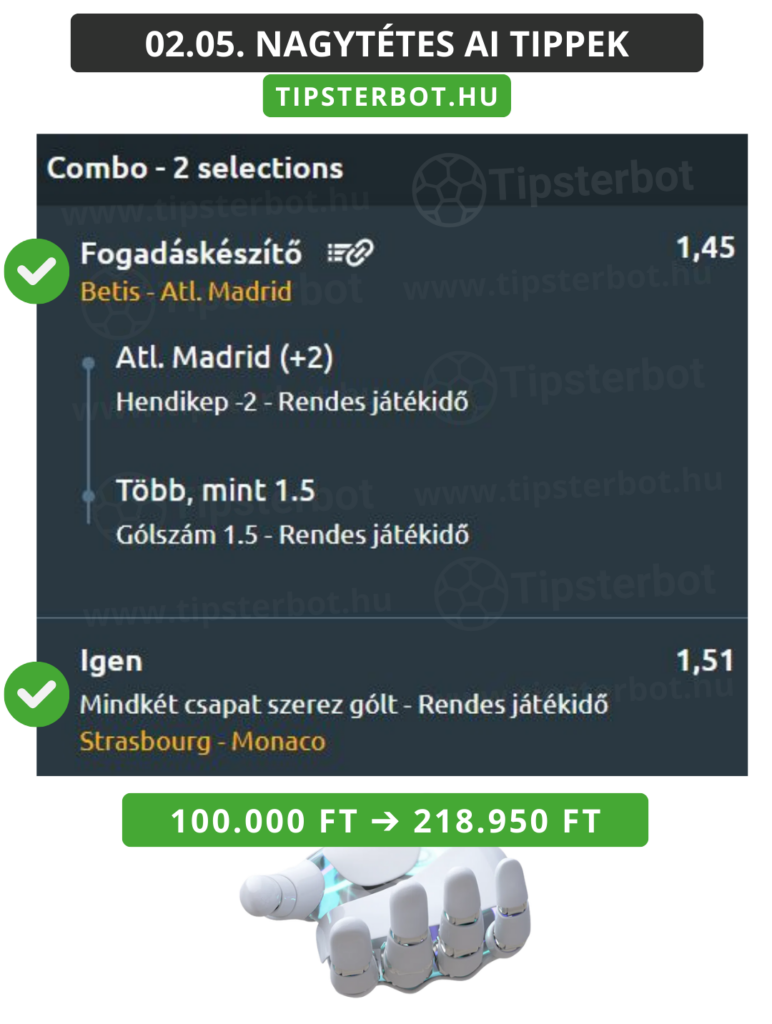 Mai AI Tippmix Tippek Ingyen Szelvény - 2026-02-06T112802.832