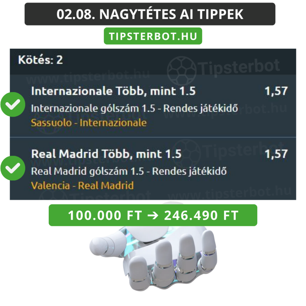 Mai AI Tippmix Tippek Ingyen Szelvény - 2026-02-09T082403.414