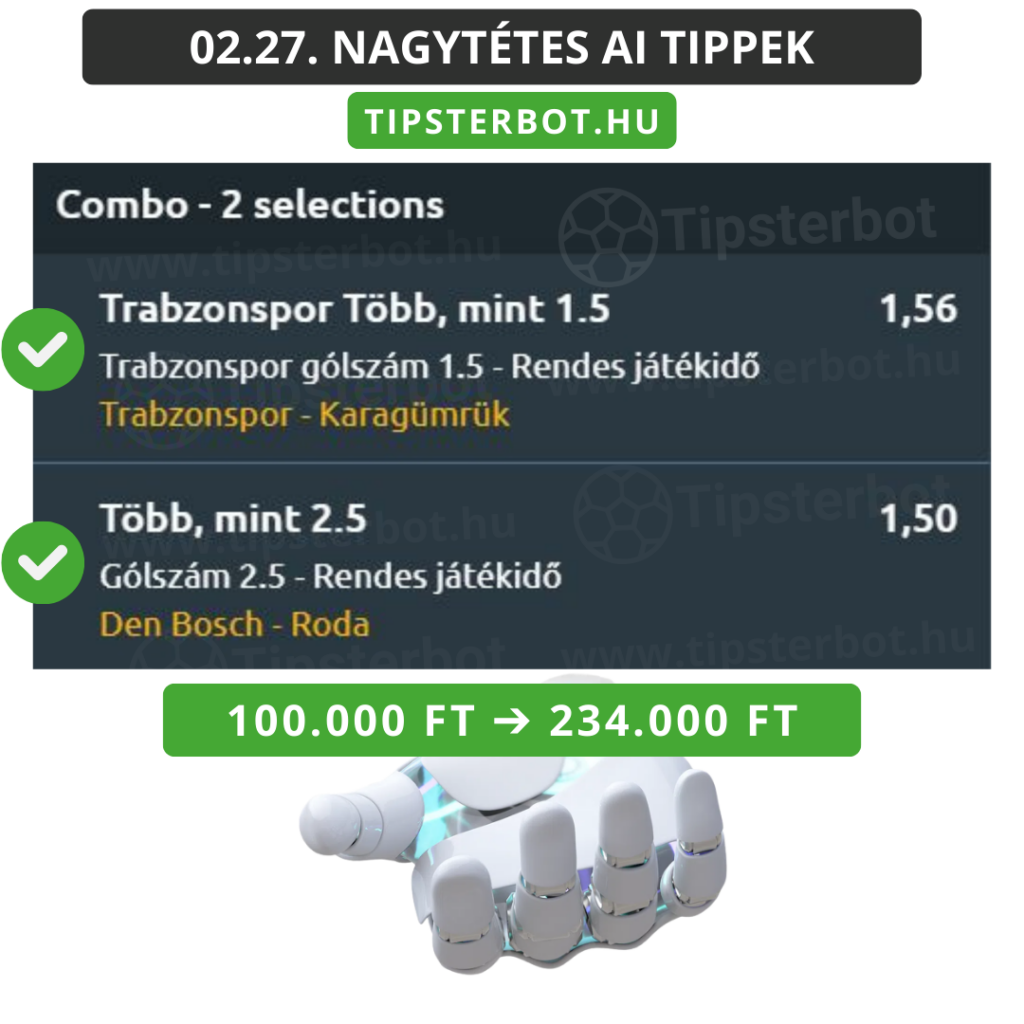 Mai AI Tippmix Tippek Ingyen Szelvény - 2026-02-28T062925.709