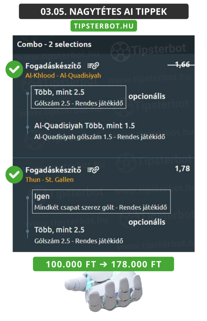 Mai AI Tippmix Tippek Ingyen Szelvény - 2026-03-06T093004.056