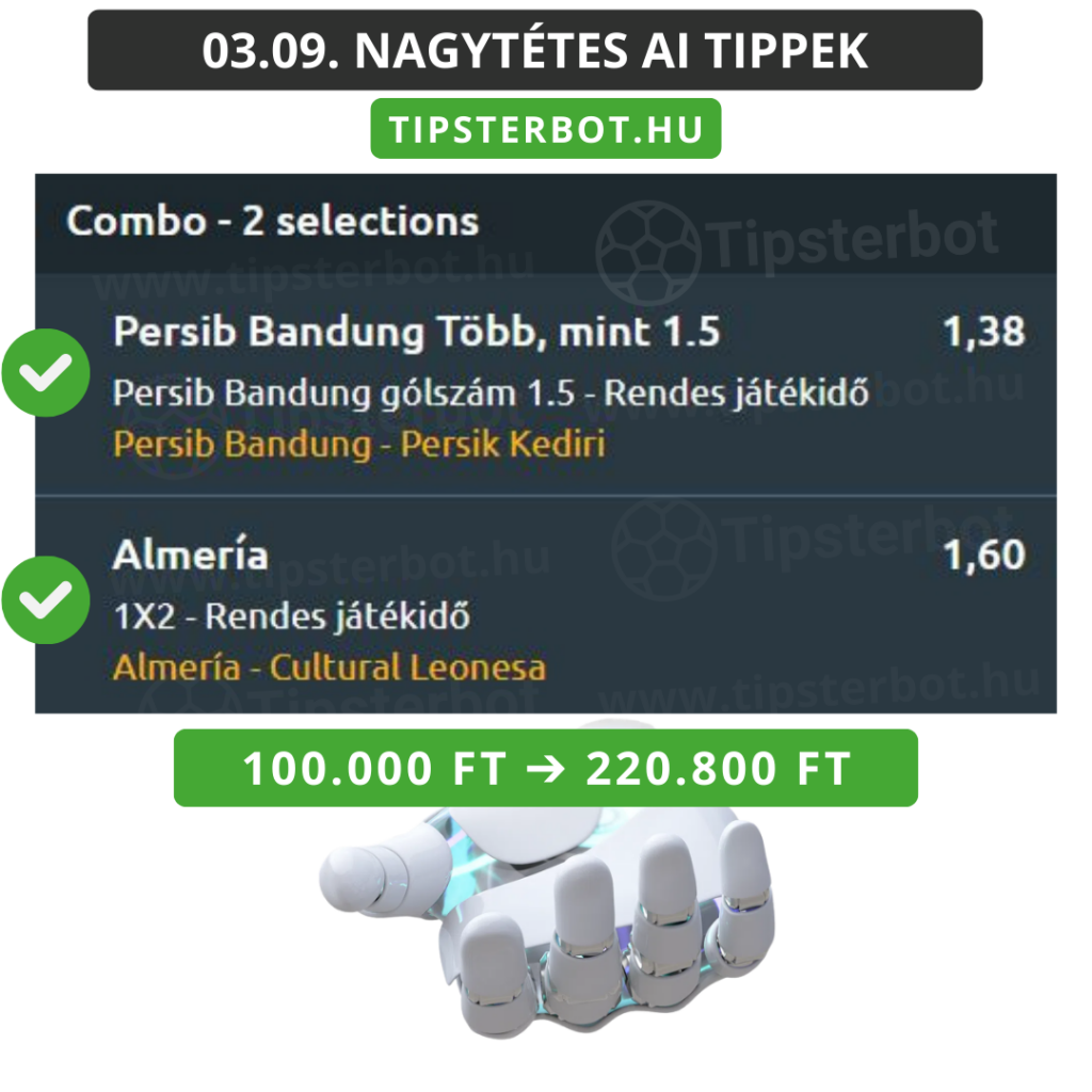 Mai AI Tippmix Tippek Ingyen Szelvény - 2026-03-09T221644.063