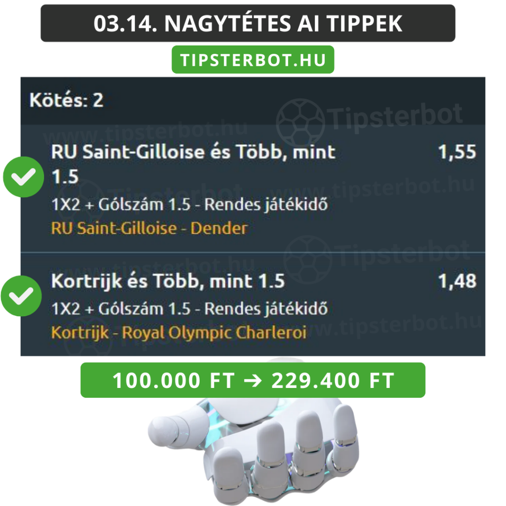 Mai AI Tippmix Tippek Ingyen Szelvény - 2026-03-15T083013.747