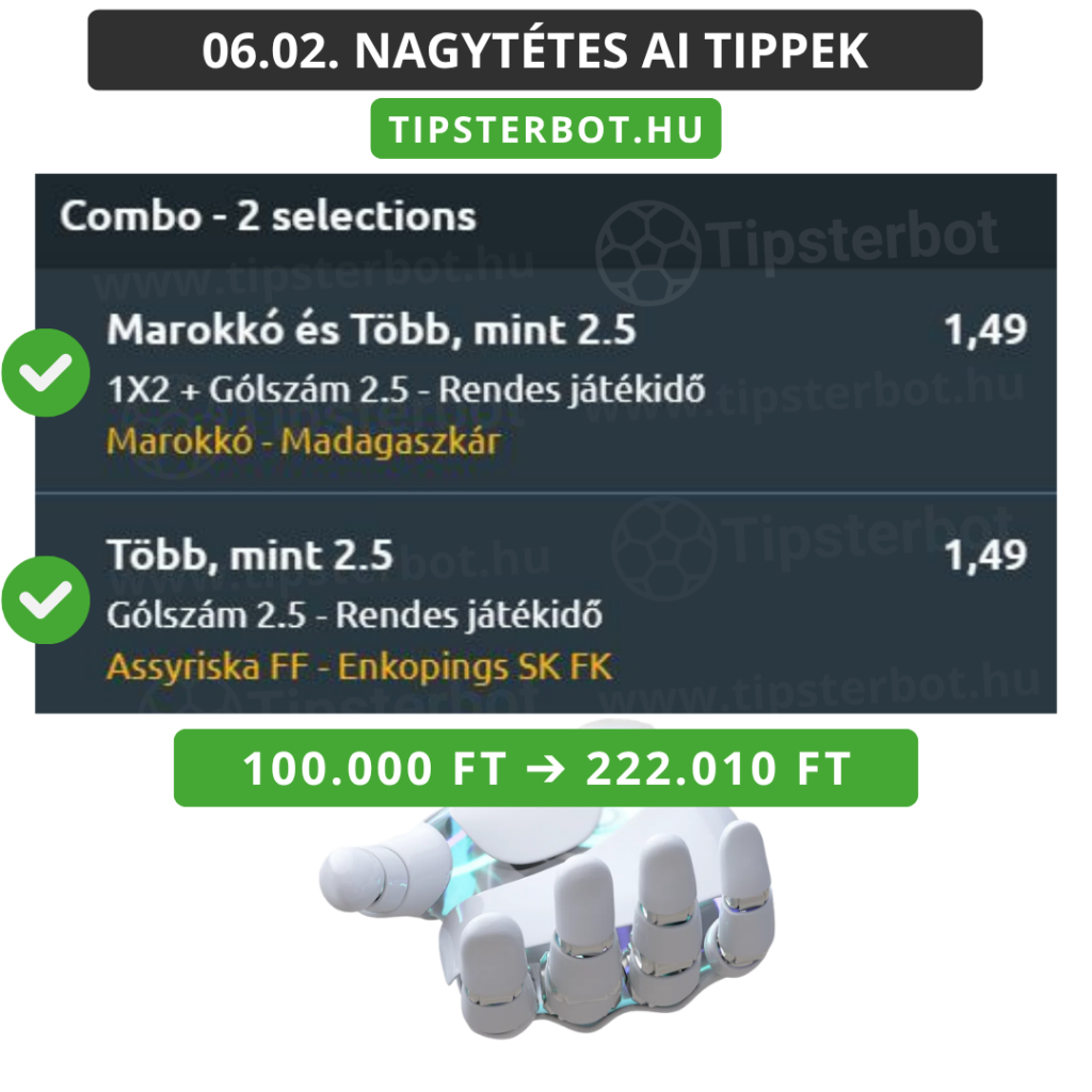 Mai AI Tippmix Tippek Ingyen Szelvény - 2026-06-03T062509.587