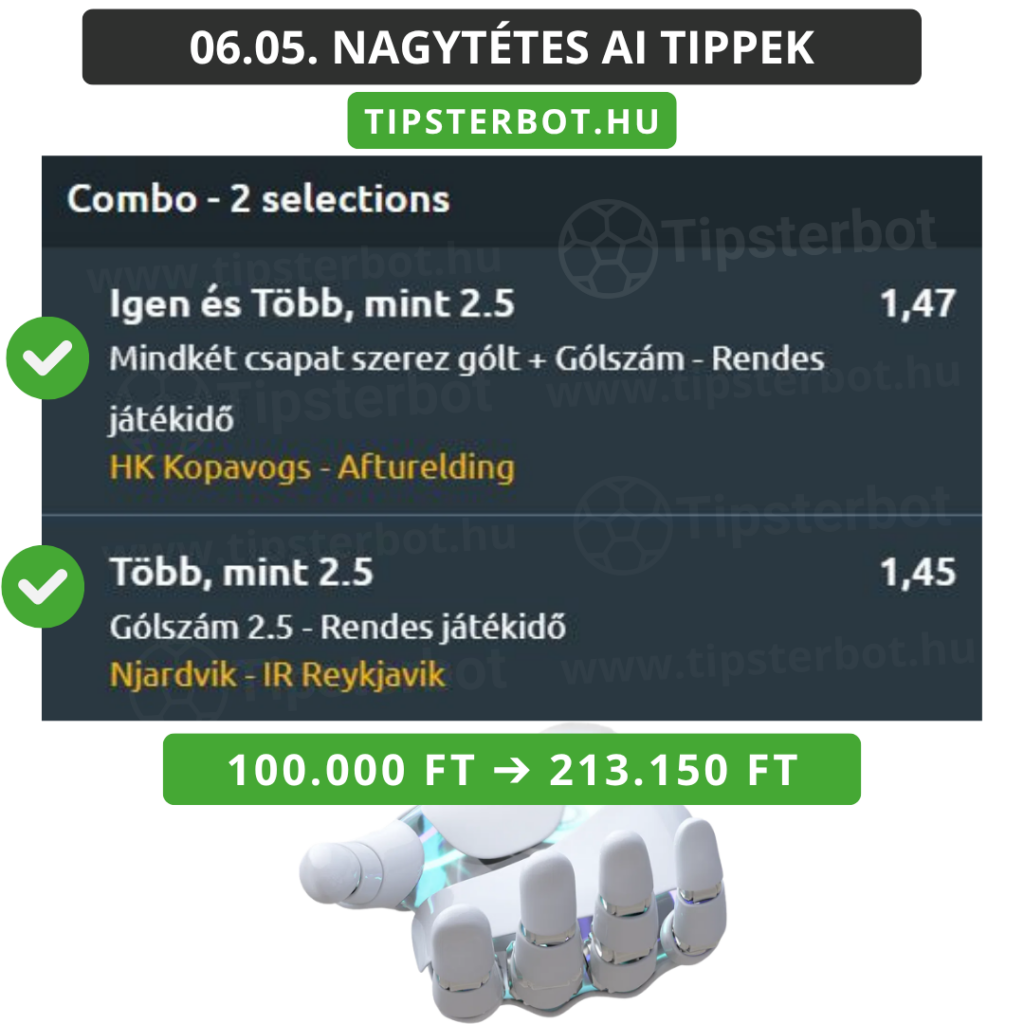 Mai AI Tippmix Tippek Ingyen Szelvény - 2026-06-06T071041.999
