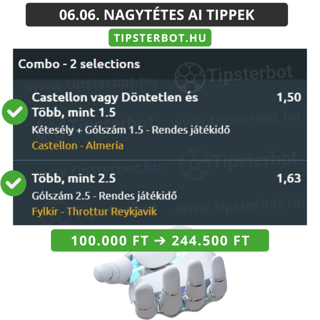 Mai AI Tippmix Tippek Ingyen Szelvény - 2026-06-07T075518.610