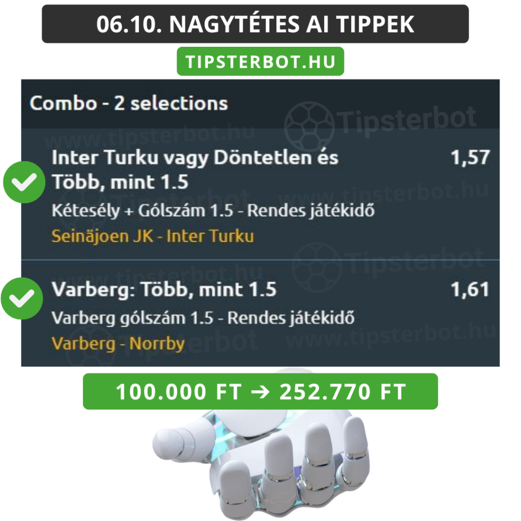 Mai AI Tippmix Tippek Ingyen Szelvény - 2026-06-11T100525.021