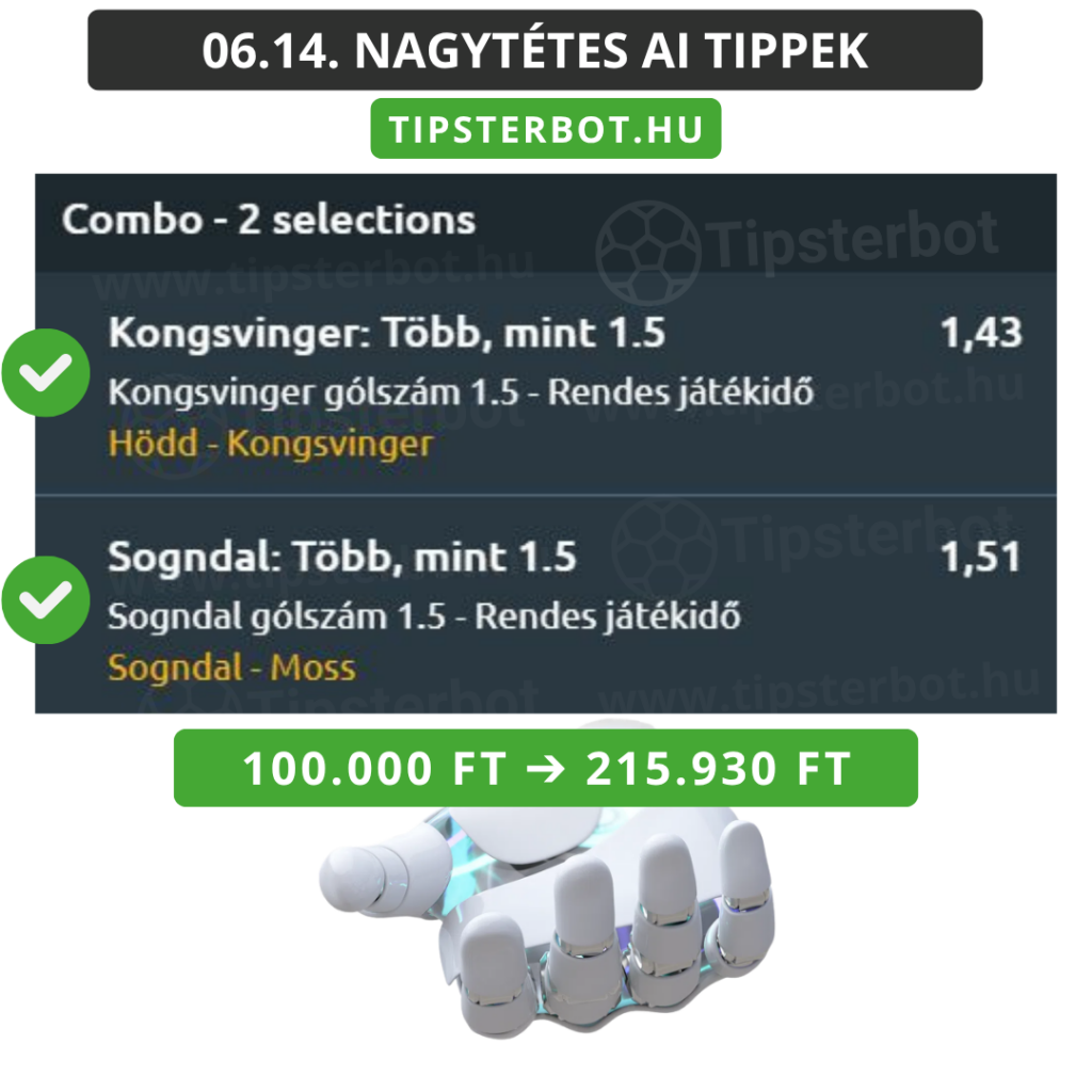 Mai AI Tippmix Tippek Ingyen Szelvény - 2026-06-15T105121.372