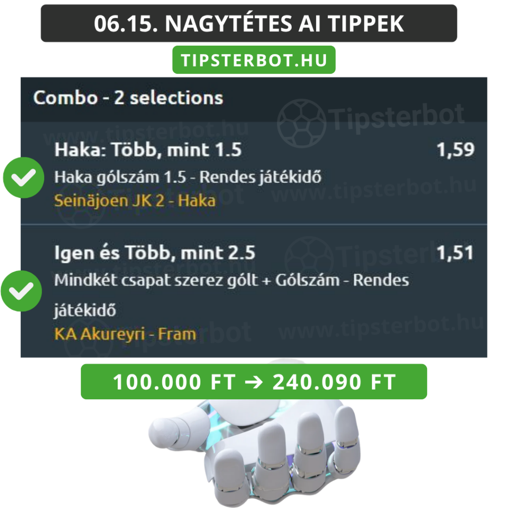 Mai AI Tippmix Tippek Ingyen Szelvény - 2026-06-16T061440.512