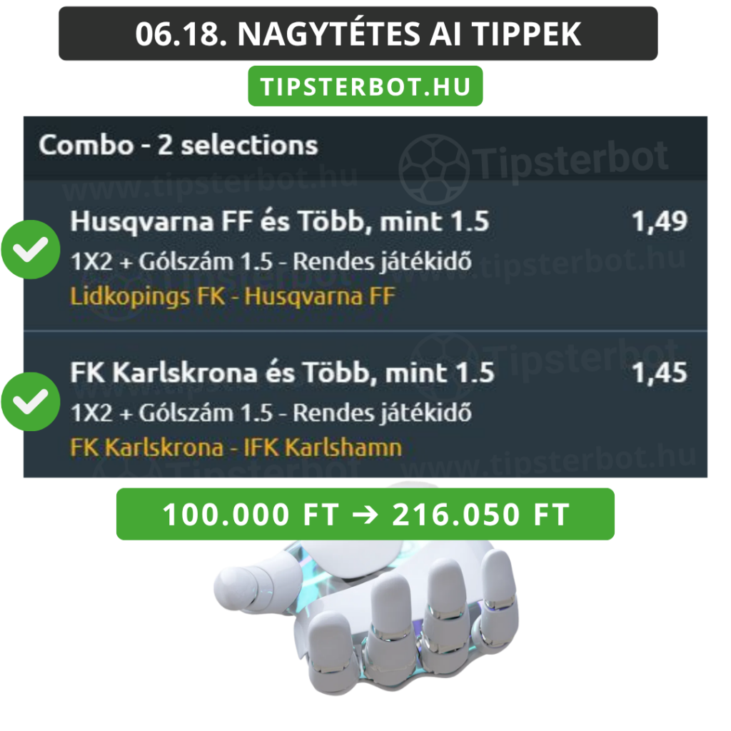 Mai AI Tippmix Tippek Ingyen Szelvény - 2026-06-19T101632.479