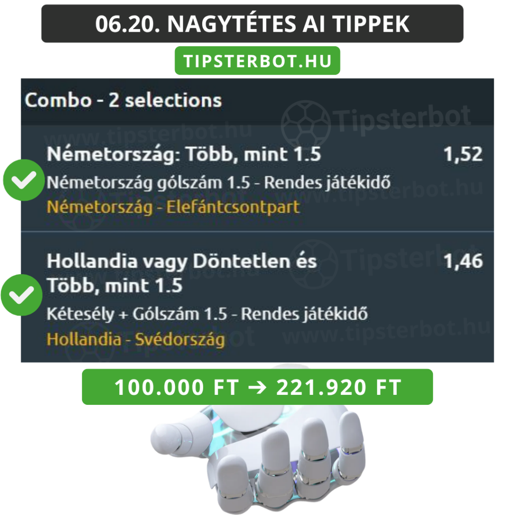 Mai AI Tippmix Tippek Ingyen Szelvény - 2026-06-21T095040.237