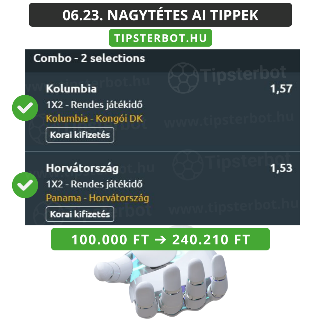 Mai AI Tippmix Tippek Ingyen Szelvény - 2026-06-24T062203.215