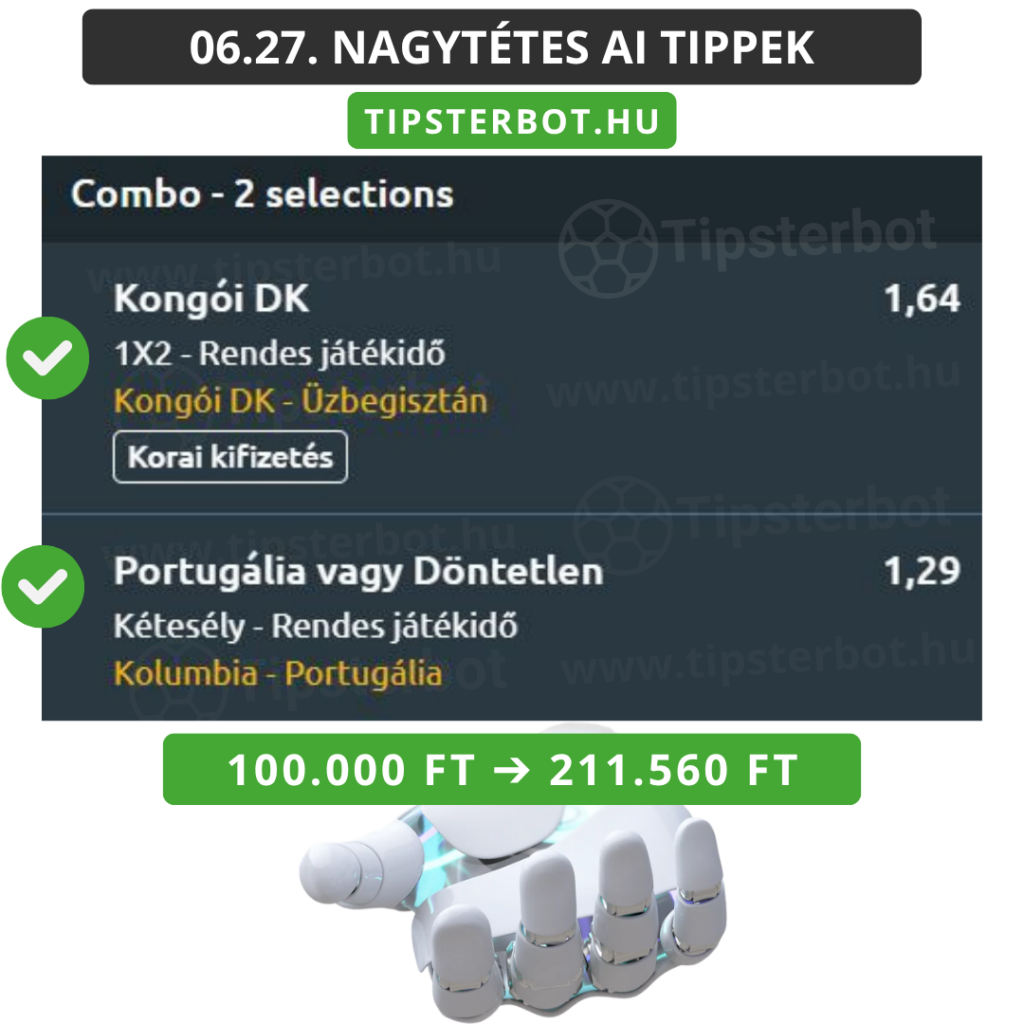 Mai AI Tippmix Tippek Ingyen Szelvény - 2026-06-28T094503.153