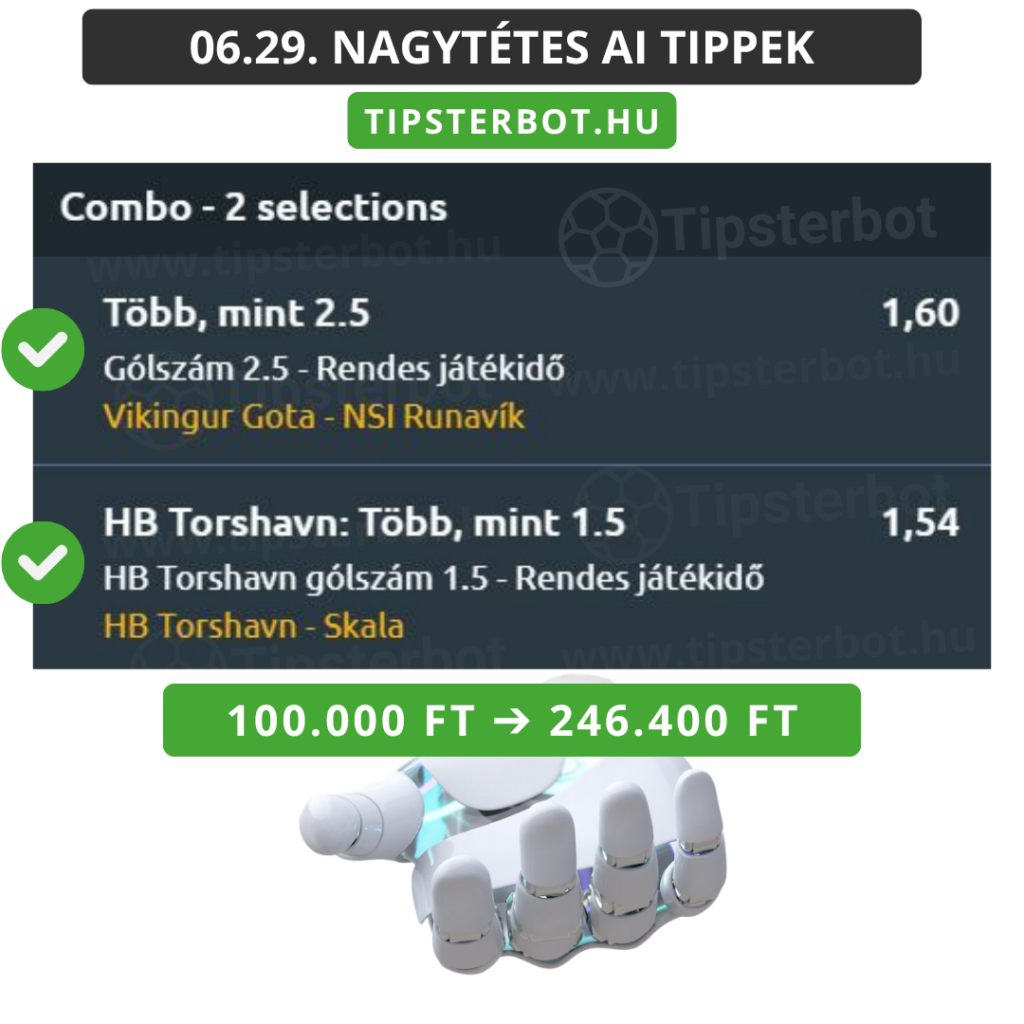 Mai AI Tippmix Tippek Ingyen Szelvény - 2026-06-30T085659.791
