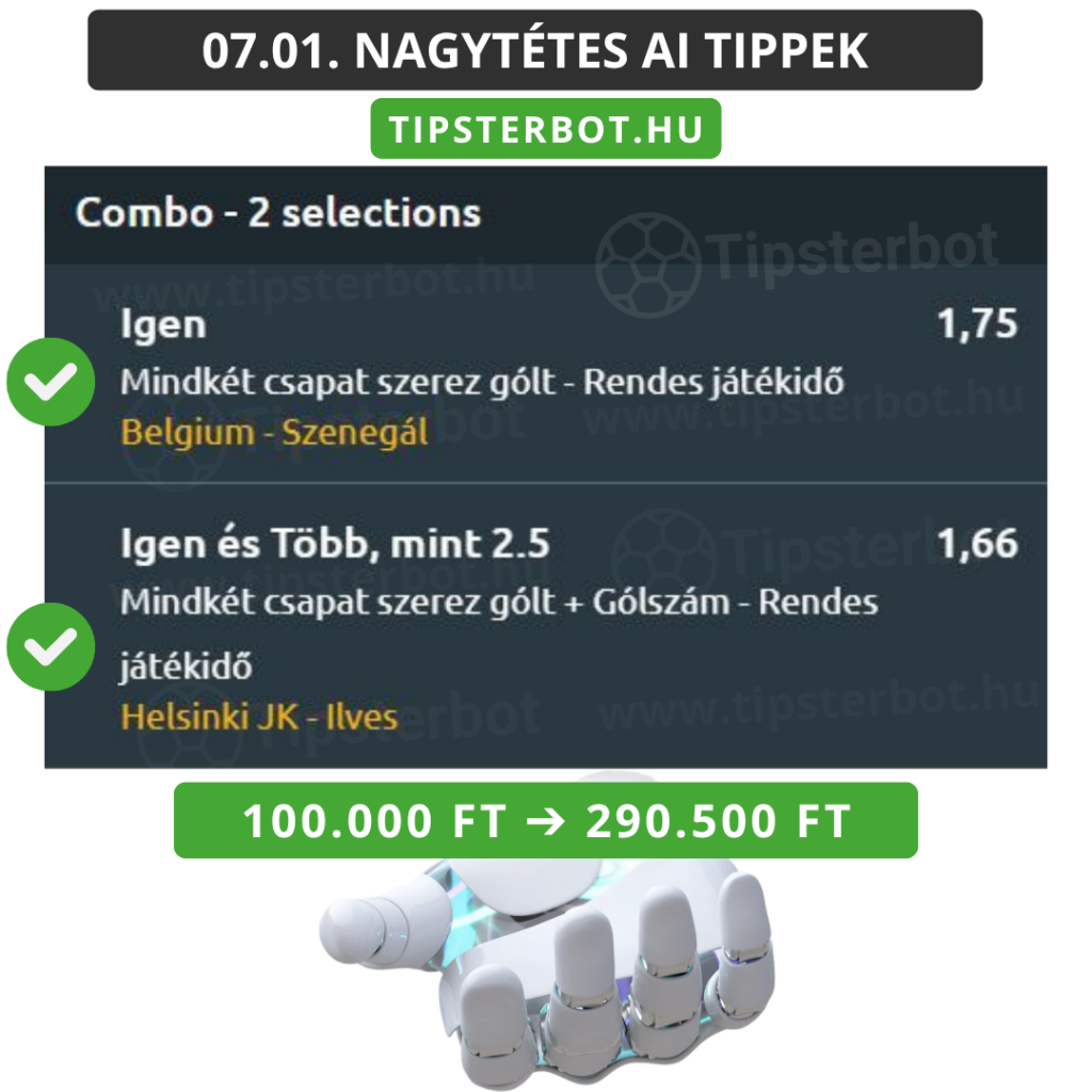 Mai AI Tippmix Tippek Ingyen Szelvény - 2026-07-02T064729.982