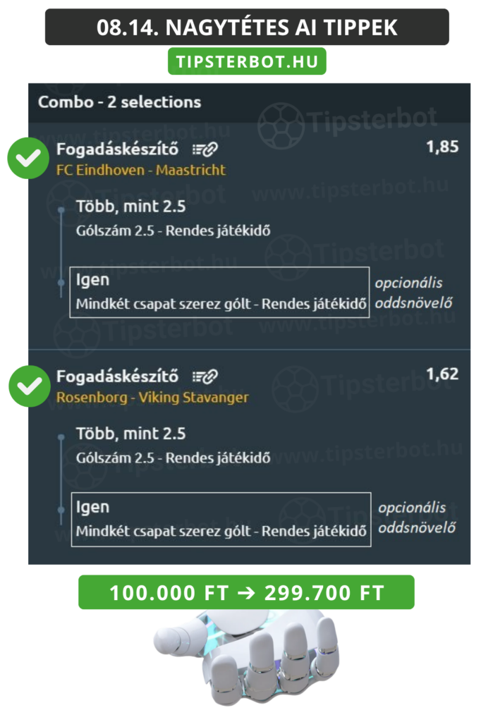 Mai AI Tippmix Tippek Ingyen Szelvény - 2026-08-15T062700.891