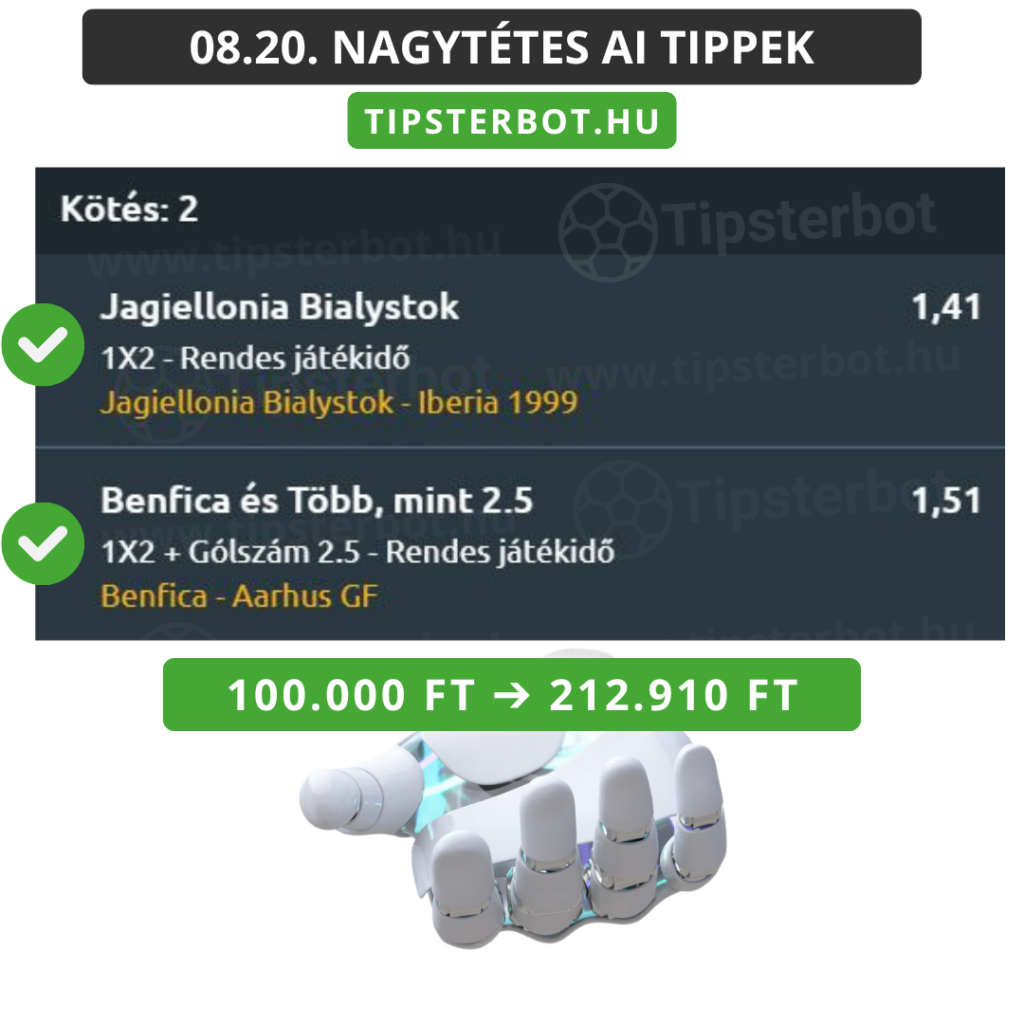 Mai AI Tippmix Tippek Ingyen Szelvény - 2026-08-21T101755.067